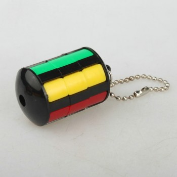 1 PC Puzzle Educational Kids Toys for Children Smart Tower Magic Cube with Keychain Jigsaw Puzzles Anti-stress Interesting Games