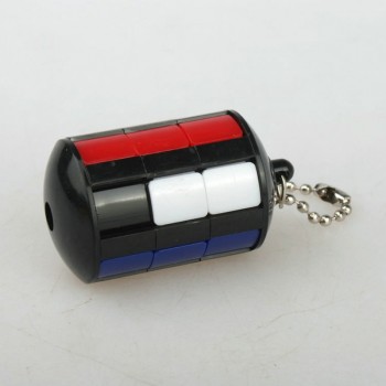 1 PC Puzzle Educational Kids Toys for Children Smart Tower Magic Cube with Keychain Jigsaw Puzzles Anti-stress Interesting Games