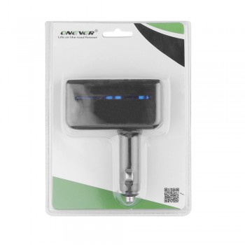 2017 Dual USB Car Charger Socket 2 Way Auto Car Cigarette Lighter Car Charger Socket Splitter 2 USB Charger Power Adapter