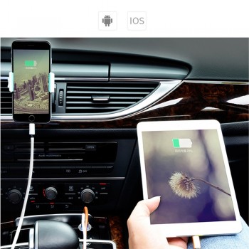Onever 12 V ~ 24 V Fast Charge QC 3.0 Two Ports Support Car USB Mobile Phone Charger For Galaxy S8 Plus S7 S6 Edge Xiaomi Mi6