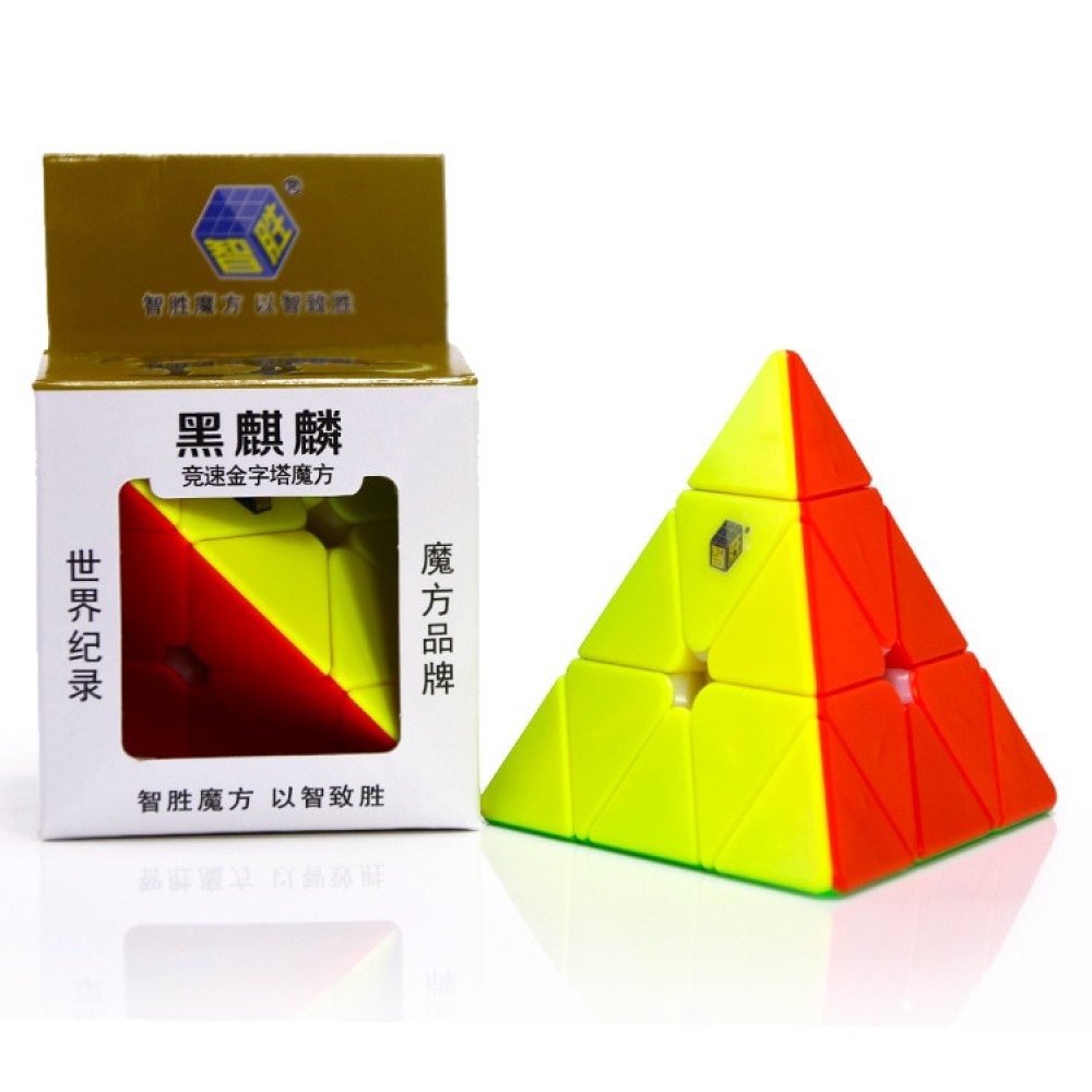 2018 Yuxin Magic Cube Speed Classic Professional Pyramid Third-order Twist Puzzle Cube Magico Sticker Children Toy