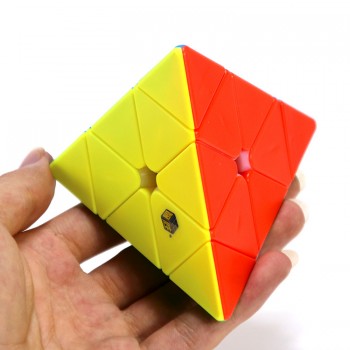2018 Yuxin Magic Cube Speed Classic Professional Pyramid Third-order Twist Puzzle Cube Magico Sticker Children Toy