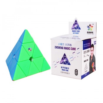 2018 Yuxin Magic Cube Speed Classic Professional Pyramid Third-order Twist Puzzle Cube Magico Sticker Children Toy