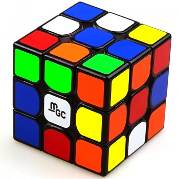 Yj MGC 3x3x3 Magic Cube Magnetic 3x3 Speed Cubes Puzzle Toys Black