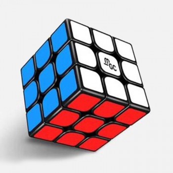 Yj MGC 3x3x3 Magic Cube Magnetic 3x3 Speed Cubes Puzzle Toys Black