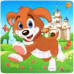 20 pieces of jigsaw puzzle wooden jigsaw puzzle toys children Early childhood education puzzle puzzle  #99