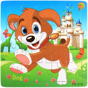 20 pieces of jigsaw puzzle wooden jigsaw puzzle toys children Early childhood education puzzle puzzle  #99