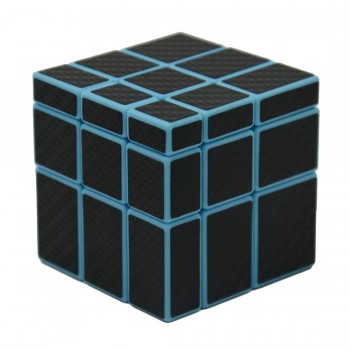 3x3x3 Mirror Blocks Carbon Fiber Sticker Magic Cube Puzzle Speed Cube 57mm