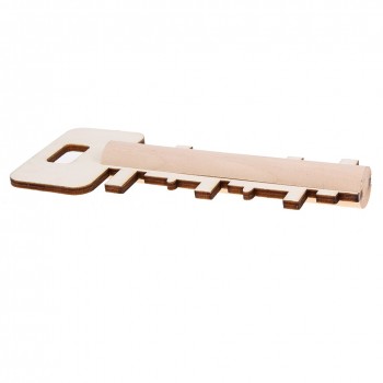 Key Unlock Puzzle Intelligence Educational Toys Puzzles Pre-school Wooden Kids Babies Children Wooden Toy