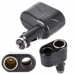 2 Way Car Cigarette Lighter Charger Socket Splitter Lighter Socket Adapter