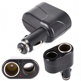 2 Way Car Cigarette Lighter Charger Socket Splitter Lighter Socket Adapter