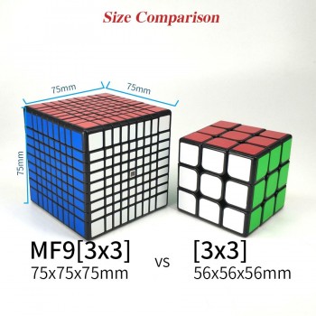 Moyu MF9 9x9 Cube 9Layers Magic Speed Cube Puzzle 9x9x9 Black Stickerless Neo Cubo Magico9*9*9 Education Boy Toys For Adults