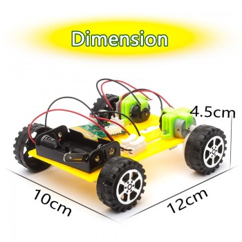 DIY Plastic Model Kit Mobile Phone Remote Control Toy Set Kids Physics Science Experiment Assembled rc cars radio control