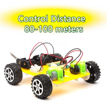 DIY Plastic Model Kit Mobile Phone Remote Control Toy Set Kids Physics Science Experiment Assembled rc cars radio control