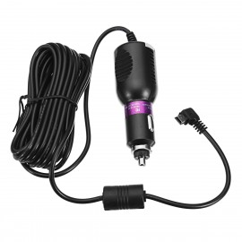 MINI USB Interface Car DVR Charger Adapter  DC12-40V 1.5A Cable With Magnet Anti-Interference 3.5M For GPS Navigation