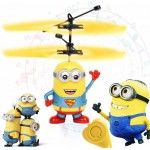 Minion drone RC Helicopter Aircraft Mini drone Fly Flashing helicopter Hand Control RC Toys Minion Quadcopter Dron LED Kids Toys