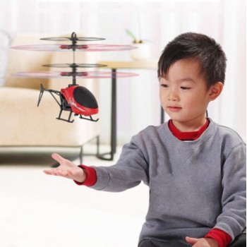 Mini RC drone Flying RC Helicopter Aircraft dron Infrared Induction LED Light Remote Control drone dron Kids Toys free shipping
