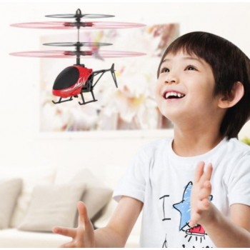 Mini RC drone Flying RC Helicopter Aircraft dron Infrared Induction LED Light Remote Control drone dron Kids Toys free shipping