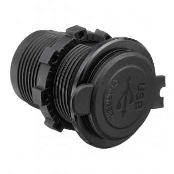 12-24V Waterproof Dual USB Cigarette Lighter Socket Phone Charger Power Adapter Motorcycle ATV Boat 3.1A
