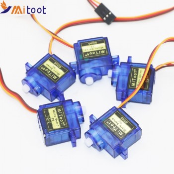 1pcs Mitoot RC Micro Servo 9g SG90 Servo For Arduino Aeromodelismo Align Trex 450 Airplane Helicopters Accessories
