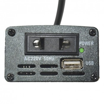 Car Cigarette Lighter 100W 150W 200W Modified Sine Wave Inverter DC12V To AC220V Connector USB Connector