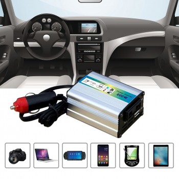 Car Cigarette Lighter 100W 150W 200W Modified Sine Wave Inverter DC12V To AC220V Connector USB Connector