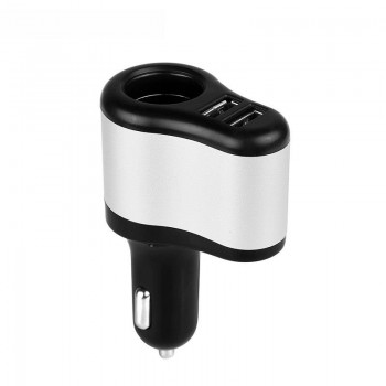 Onever Brand New Universal Dual USB Car Charger Car Cigarette Lighter Socket Charger for Phone Tablet Car Styling