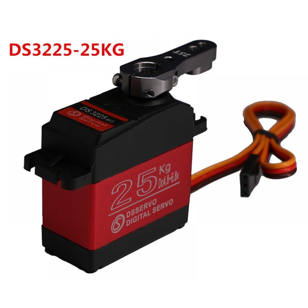 1XDS3225 update servo 25 KG full metal gear digital servo baja servo Waterproof servo for baja cars + Free Shipping
