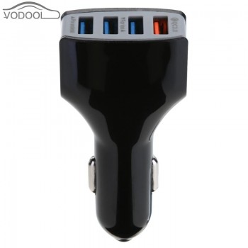 Car-styling 35W QC 3.0 Quick Charging Adapter Portable Automobiles 4 Port Multi Ports Fast Efficient Travel USB Car Charger