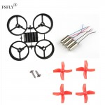 JJRC H36 Eachine 010 Frame Kit with 4pcs Blade 615 Coreless CW CCW Motor for DIY Indoor Mini Quadcopter