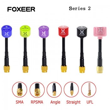 Original Foxeer Lollipop 2 V2 Antenna 5.8G 2.3Dbi TX RX RHCP FPV SMA RPSMA UFL Straight/Angle MMCX 7.2g FPV Antenna For RC Drone
