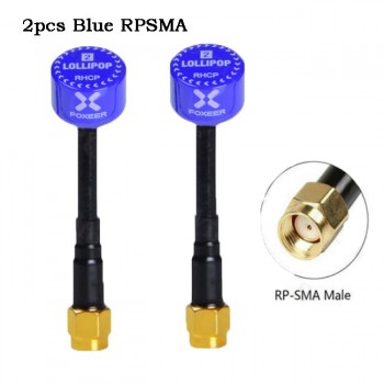 Original Foxeer Lollipop 2 V2 Antenna 5.8G 2.3Dbi TX RX RHCP FPV SMA RPSMA UFL Straight/Angle MMCX 7.2g FPV Antenna For RC Drone