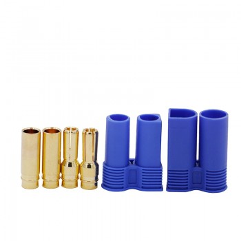 1 pair EC5 RC Connector Female Male Bullet Gold Connector plug For RC Lipo Battery 25%off