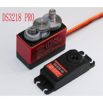 1 X Waterproof servo DS3218 Update and PRO high speed metal gear digital servo baja servo 20KG/.09S for 1/8 1/10 Scale RC Cars