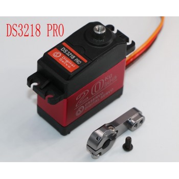 1 X Waterproof servo DS3218 Update and PRO high speed metal gear digital servo baja servo 20KG/.09S for 1/8 1/10 Scale RC Cars
