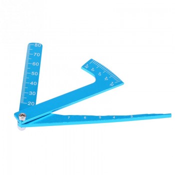 Blue Adjustable Ruler Adjusting Height And Wheel Rim Camber Multi-functional Multi Angle Measuring Template Tool RC Accessory