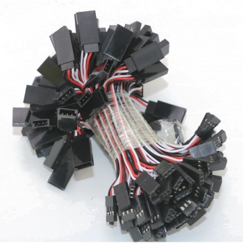 10pcs 100mm/150mm/300mm/500mm RC Servo Extension Cord Cable Wire Lead JR For Rc Helicopter Rc Drone