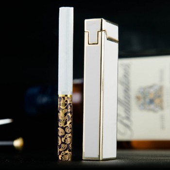 2018 ultra-thin Pulse arc Lighter Metal Novelty USB Lighter Rechargeable windproof Smokeless Electric lighter