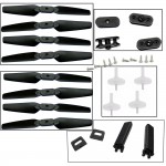 Spare Parts Propeller Clip Blades Clip Clamp Landing Skid Geas for E58 WiFi FPV RC Drone Quadcopter for Eachine E58 Accessories