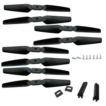 Spare Parts Propeller Clip Blades Clip Clamp Landing Skid Geas for E58 WiFi FPV RC Drone Quadcopter for Eachine E58 Accessories