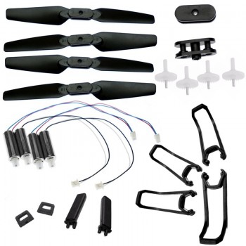 Spare Parts Propeller Clip Blades Clip Clamp Landing Skid Geas for E58 WiFi FPV RC Drone Quadcopter for Eachine E58 Accessories