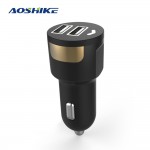 Aoshike Car Dual USB 3.1A Car Charger 12V Cigarette Lighter Outlet For Car Socket Auto Universal LED 18W Fast Charger Adapter