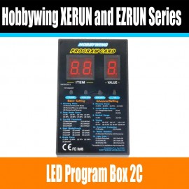 Hobbywing RC Car Program Card LED Program Box 2C 86020010 Programm Card For XERUN and EZRUN Series Car Brushless ESC