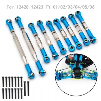 Wltoys 12428 12423 RC car upgrade metal parts drive shaft universal transmission axis rockerarm for Feiyue FY-01/02/03/04/05