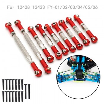 Wltoys 12428 12423 RC car upgrade metal parts drive shaft universal transmission axis rockerarm for Feiyue FY-01/02/03/04/05