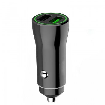 Universal 2018 new 5V 3.1A Dual USB With Blue led light Car Auto usb power adapter Socket for Iphone Xiaomi Huawei Samsung