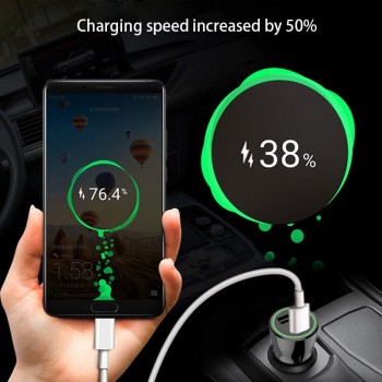 Universal 2018 new 5V 3.1A Dual USB With Blue led light Car Auto usb power adapter Socket for Iphone Xiaomi Huawei Samsung