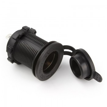 Waterproof Heat Resisting Plastic Car Accesories Motorcycle Power Socket Car Cigarette Lighter Plug High Quality DC 12V 24V
