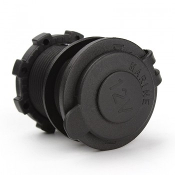 Waterproof Heat Resisting Plastic Car Accesories Motorcycle Power Socket Car Cigarette Lighter Plug High Quality DC 12V 24V