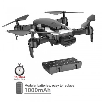 Teeggi M69 FPV Drone with 720P Wide-angle WiFi Camera HD Foldable RC Mini Quadcopter Helicopter VS VISUO XS809HW E58 X12 Dron